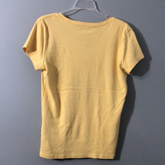 NWOT Basic Yellow T- Shirt - Picture 2 of 2